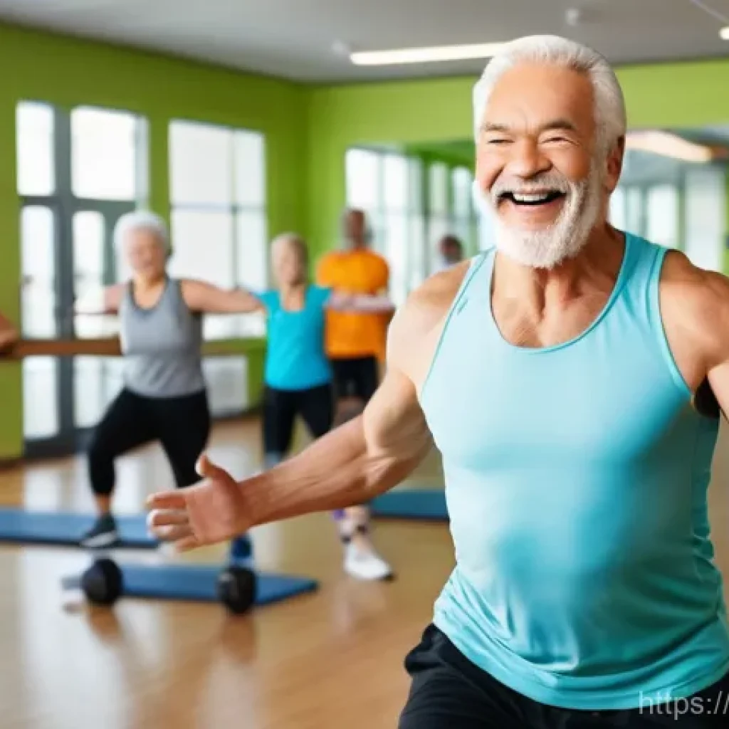 근력운동이 뼈 건강에 미치는 효과 - **Prompt:** A vibrant, sunlit gym where a diverse group of individuals, including a young adult, a m...